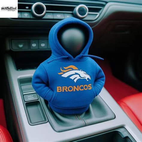 Denver Broncos Car Gear Shift Hoodie - Shirtbutcool