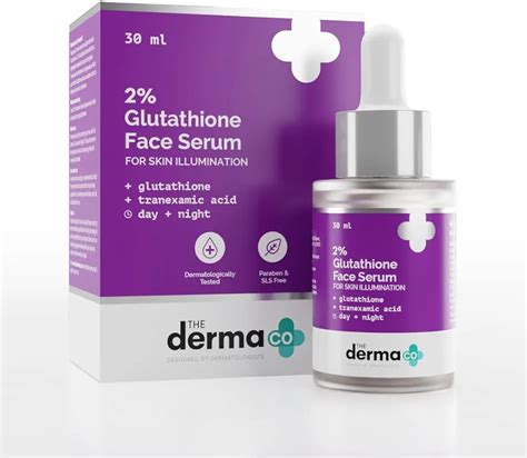 The Derma Co 2% Glutathione Face Serum With Glutathione and Tranexamic ...