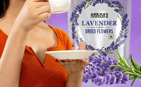 HARIBAS Dried Lavender Flowers 20gm | Organic Dried Lavender Buds ...