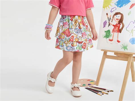 Girls Printed Regular Fit Skirt – United Colors of Benetton Store