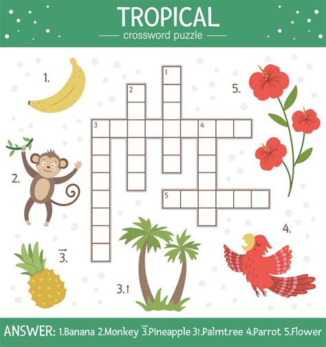 Tropical Flora Crossword