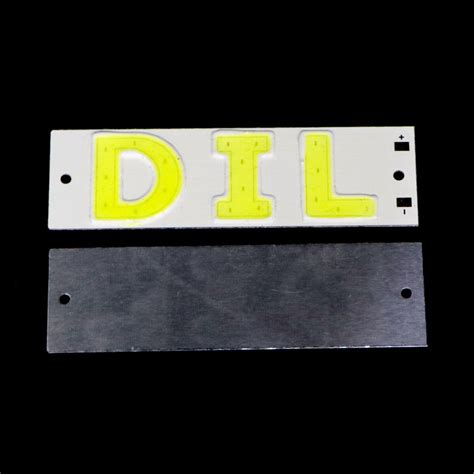3.7v - 4V DIL letters COB led light [ Color - Cool White ]