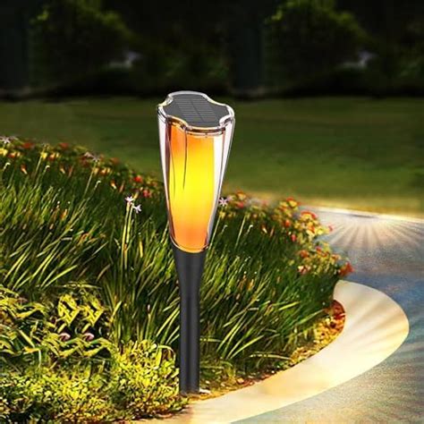 Solpex Solar Pathway Lights Outdoor, LED Solar Garden Lights ...