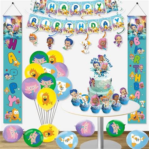 Bubble Guppies Birthday Party Supplies Bubble Guppies Party Decorations ...