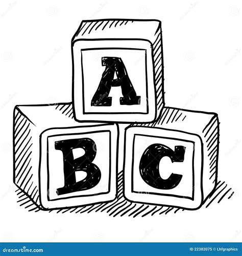 Abc Building Blocks Clip Art