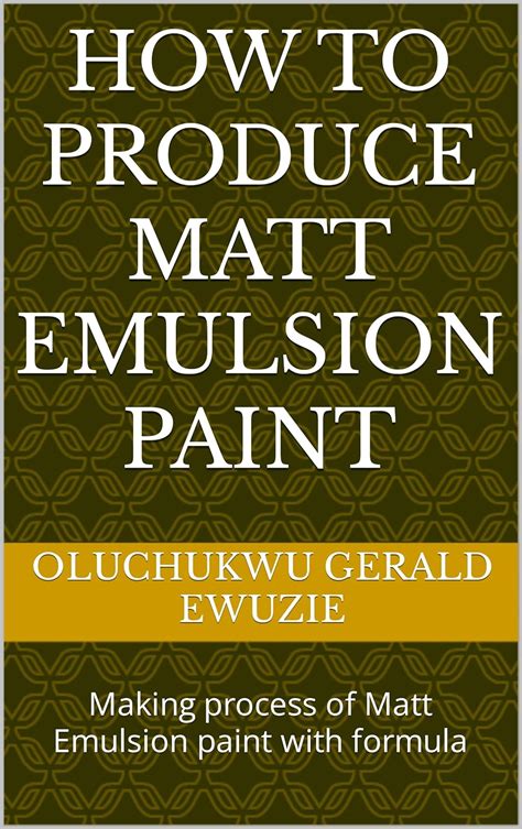 How to produce Matt Emulsion paint : Making process of Matt Emulsion ...