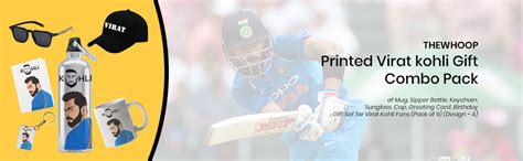 THEWHOOP Printed Virat kohli Gift Combo Pack of Mug, Sipper Bottle ...