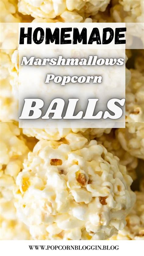 Marshmallow popcorn balls – Artofit