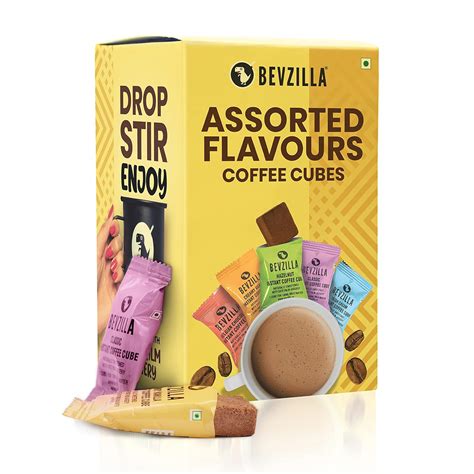 Bevzilla 10 Instant Coffee Cubes Pack with Date Palm Jaggery, 5 ...