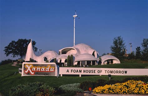 The Xanadu Foam House of Tomorrow in Wisconsin Dells, Wisconsin, designed by Stewart Gordon ...
