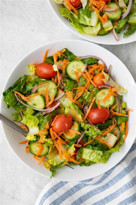 Fresh Garden Salad {Vinaigrette Dressing} - Karinokada