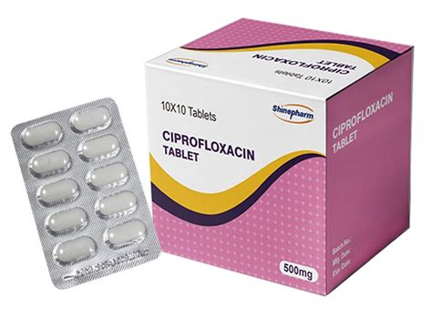 Ciprofloxacin Tablet 500mg Antibiotic Western Medicine with GMP Certificated - Western Medicine ...