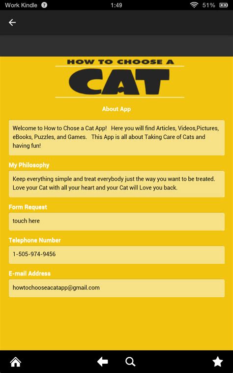 Choose a Cat App - App on Amazon Appstore