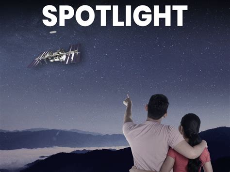 Spotlight - Shubhanshu Shukla on the ISS, visible from roof