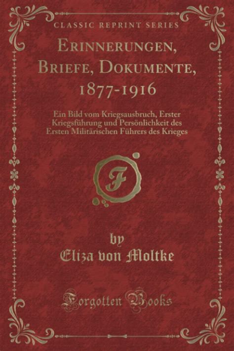 Buy Erinnerungen, Briefe, Dokumente, 1877-1916: Ein Bild Vom ...