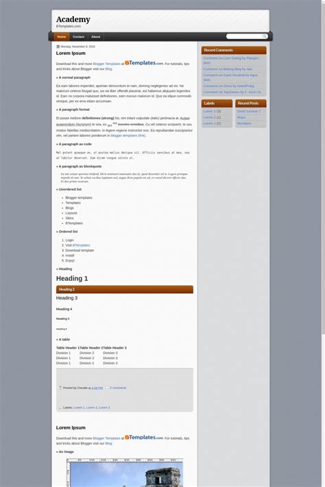 Image result for Blog Tutorial Template