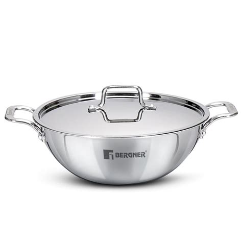 TriPro Tri-Ply Stainless Steel Kadai