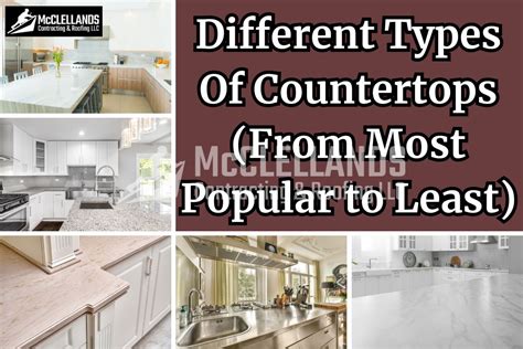 Types of Countertops 的图像结果