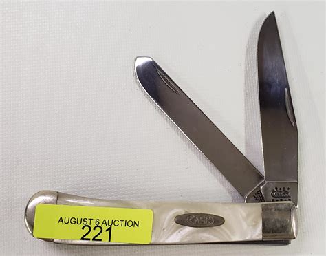 Sold Price: CASE DOUBLE X PEARL HANDLE KNIFE - August 6, 0122 11:00 AM EDT
