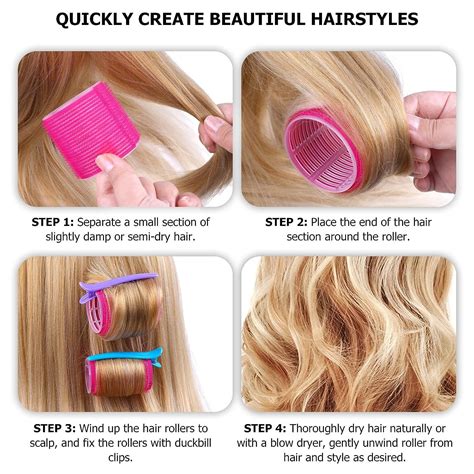 Self Grip Hair Curler Rollers Set - 31Pcs for Long, Medium, Short ...