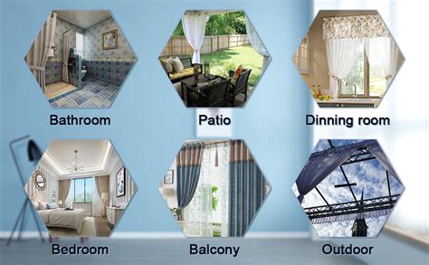 Buy RAMCHA Hexa Polyester and Magnet Curtain Drapery Holdbacks Binding ...