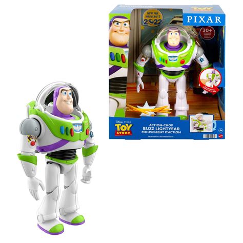 Mattel Disney Pixar Toy Story Action Chop Buzz Lightyear Authentic ...