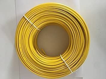 Finolex's PVC FR INS.1100V HV INDL. CABLE - 4 SQMM (1CORE YELLOW - 180M ...