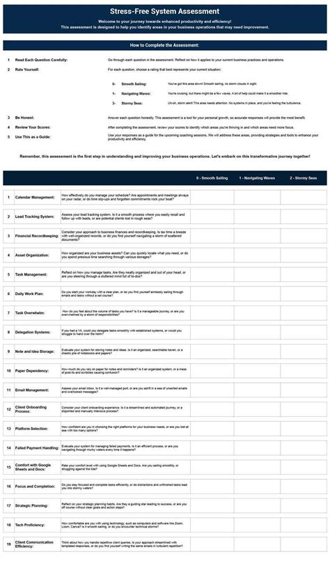 Entry #10 by designer8690 for Interactive Self-Assessment Google Sheet ...