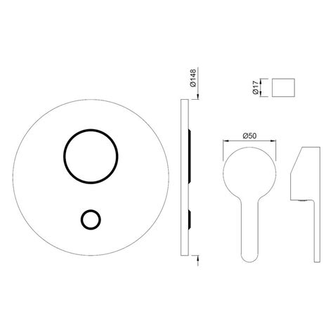 Jaquar Fusion Prime Series Single Lever Exposed Parts Kit Of Divertor ...