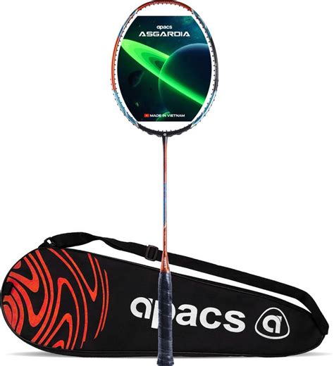 apacs Asgardia Control (73G, 35LBS) Black, Blue Unstrung Badminton ...