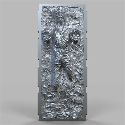 ArtStation - Han Solo frozen in carbonite