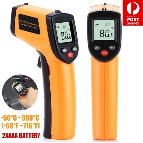 Infrared Laser Thermometer, -50°C To 380°C(-58°F To 716°F) No-Contact ...