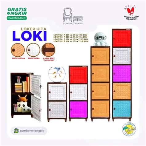 Jual Lemari Plastik 1 pintu Lemari Pakaian Locker Tabitha Loker Kita ...