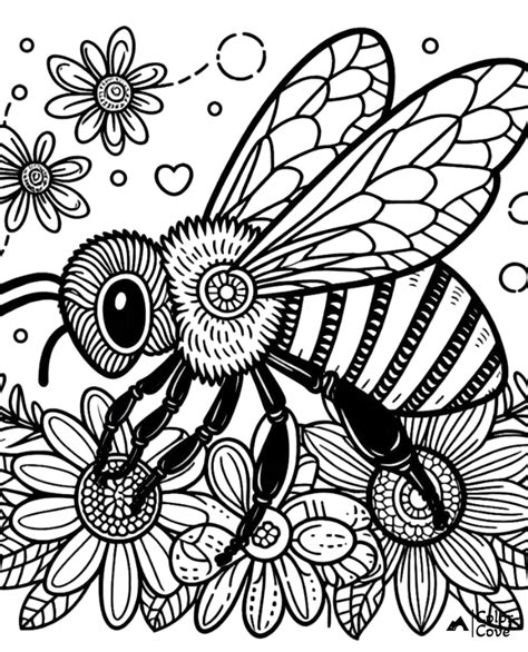 21 Free Honey Bee Coloring Pages – The Color Cove