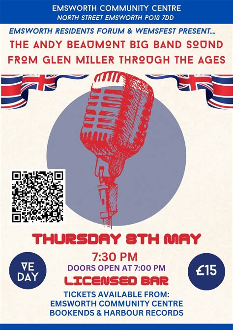 Andy Beaumont Big Band (VE Day) Concert at Emsworth Community Centre ...