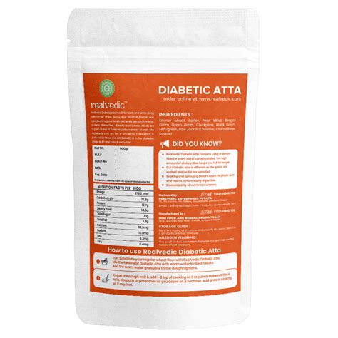 Buy Diabetic Atta from RealVedic, Bangalore Online | Foodwalas