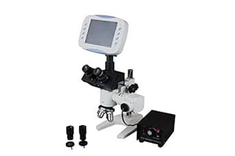 Radical Trinocular Incident Light Microscope w 2MP TV camera & 6" LCD ...