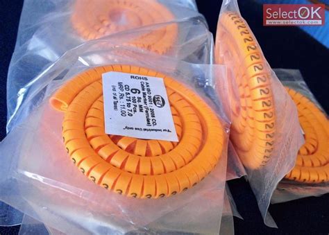 Smartcom - Self Locking Cable Marker Ferrules 0-9 For Cable Dia 4.5 to ...