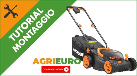 Montaggio e funzionamento rasaerba elettrico a batteria  