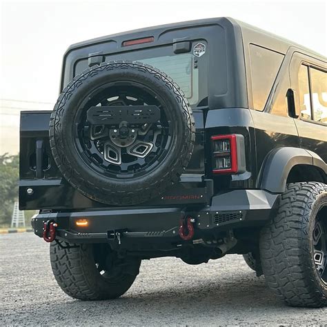 Thar Roxx - Proman Metal Rear Bumper – LUXE AUTOMOTIVE