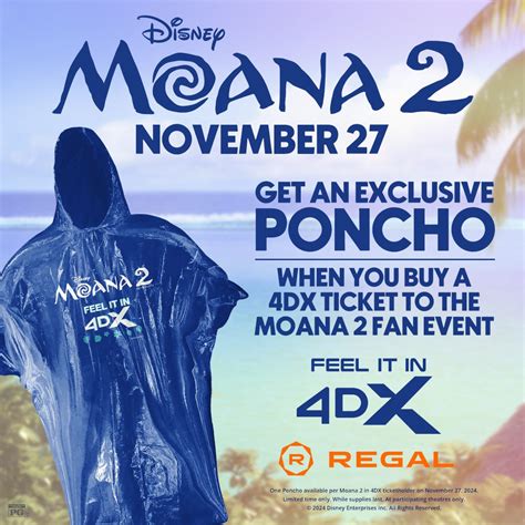 Moana 2 popcorn bucket, 4DX poncho, toys, and movie merch