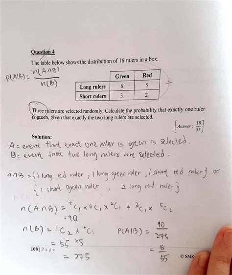 Image result for Conditional Probability Solved Question