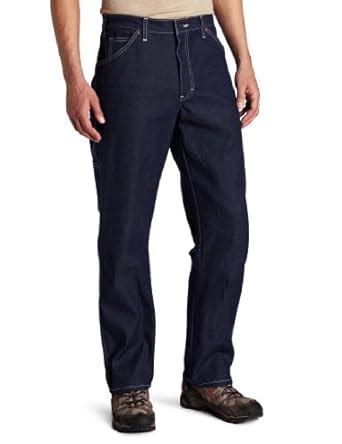 Buy Dickies Men's Relaxed Fit Carpenter Jean, Indigo Rigid, 38x30 at ...