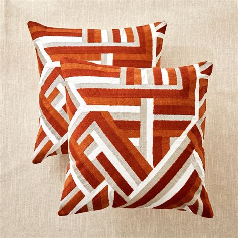 Buy Mystic Meadows Set of 2 Embroidered Cushion Covers - 40x40cm from ...