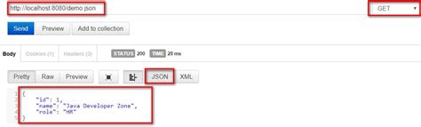 Image result for Spring Boot REST API JSON Response Example