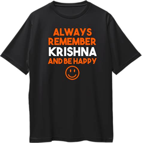 Always Remember Krishna Oversized Unisex T-Shirts – Garrari