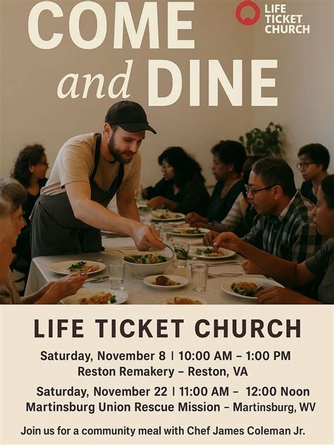 “Come and Dine” , Reston Remakery, 1820 Michael Faraday Drive, Reston ...