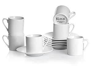Buy Klikel Set of 6 White Coffee Cups Online at Low Prices in India ...
