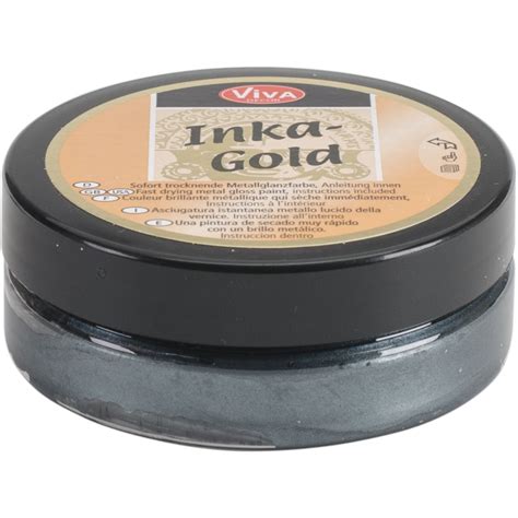 Viva Decor 50gm Inka Gold Metal Gloss Paint, Hematite : Amazon.in: Home ...