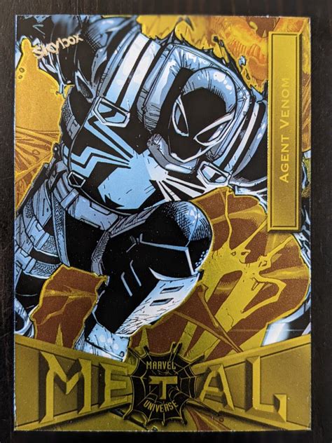 Agent Venom [Yellow] #1 Prices | Marvel 2022 Metal Universe Spider-Man | Marvel Cards